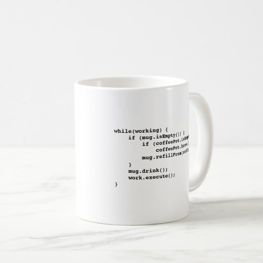 Programmeur café Mug (Devant droit)