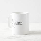 Programmeur café Mug (Devant gauche)