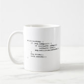 Programmeur café Mug (Gauche)