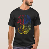 Programmeur Coder Hersenprogrammering Codering Ret T-shirt (Voorkant)