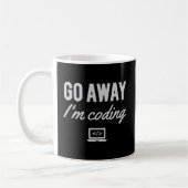 Programmeur Coder Software Engineer Ga weg Ik ben Koffiemok (Links)