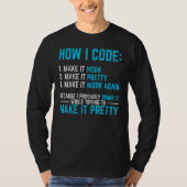 Programmeur Coder Softwareontwikkelaar Programmeri T-shirt (Voorkant)