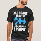 Programmeur Computerprogrammering Coderen Coder In T-shirt (Voorkant)