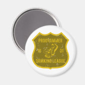 Programmeur Drink League Magneet (Voorkant / Achterkant)