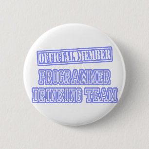 Programmeur Drink Team Ronde Button 5,7 Cm