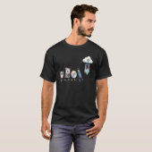 Programmeur Evolutie Data Opslag Software Engineer T-shirt (Voorkant volledig)