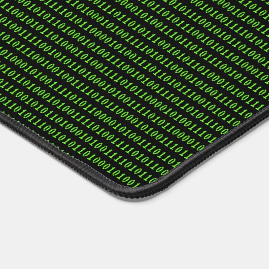 Programmeur, Geek Binary Machine Code Vert / Noir (Coin)