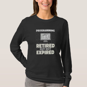 Programmeur Gepensioneerde Code Ontwikkelaar Softw T-shirt