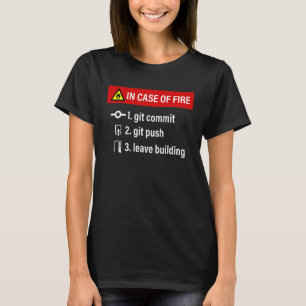 programmeur grap web software ontwikkelaar git com t-shirt