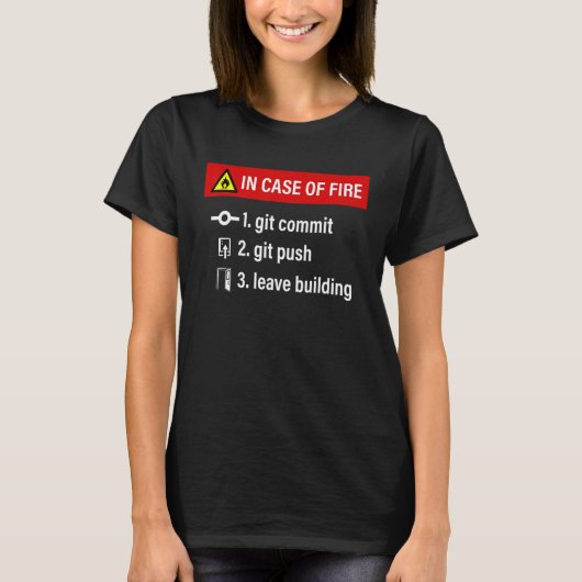 programmeur grap web software ontwikkelaar git com t-shirt (Voorkant)