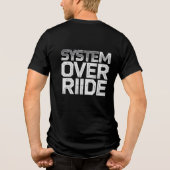 Programmeur Hacker Design Tri-Blend Shirt (Achterkant)