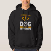 Programmeur Hond Software Engineer - Coderingsprog Hoodie (Voorkant)