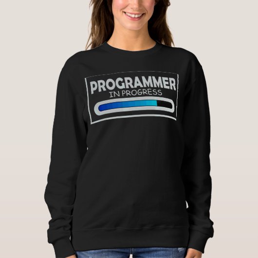 Programmeur in uitvoering Coder programmeerstudent Trui (Voorkant)