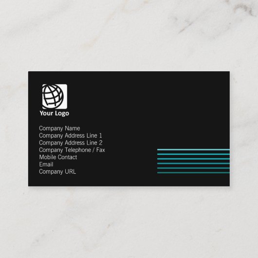 Programmeur informatique Carte de visite simple (Dos)