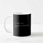 Programmeur Nerd Computer Science Programming Koffiemok (Links)