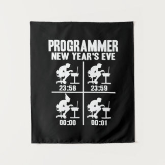 programmeur Oud en Nieuw Wandkleed