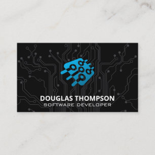 programmeur printplaat microchip visitekaartje