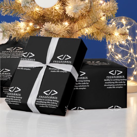 programmeur programmeur programmeur cadeaupapier (Feestdagen)