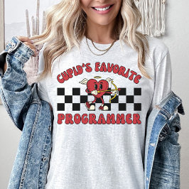 Programmeur Valentijnsdag, Valentijn Computer Nerd T-shirt