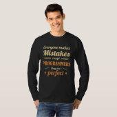 Programmeurs zijn Perfecte Ingenieur Coder Softwar T-shirt (Voorkant volledig)