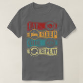 Programming Computer Science Programmer Eat Code S T-shirt (Design voorkant)