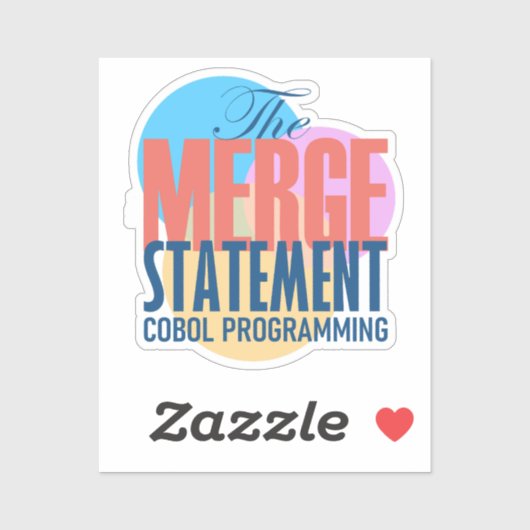 Programming in Cobol with Merge Statements Sticker (Feuille)