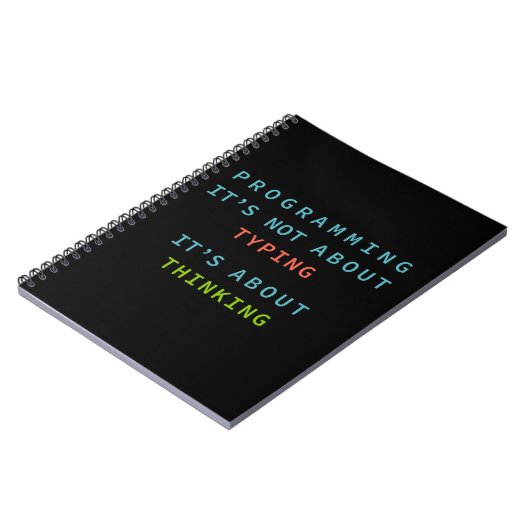 “Programming Quote Notebook for Coders & Developer Notitieboek (Linkerzijde)