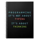 “Programming Quote Notebook for Coders & Developer Notitieboek (Voorkant)