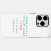 Programming Thinking Logic Code Developer Quote Gi Case-Mate iPhone Case (Achterkant (horizontaal))