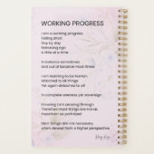 Progrès de travail Encouragement à l'application d (Dos)