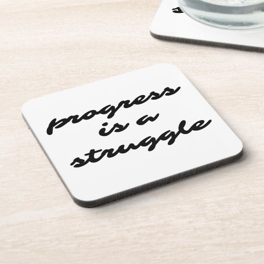 Progrès Dessous de verre en plastique dur (Côté gauche)