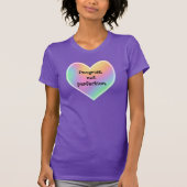 Progrès pas la perfection T-shirt féminin (Devant)