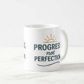 Progrès, pas perfection - Tasse à thé (Devant droit)