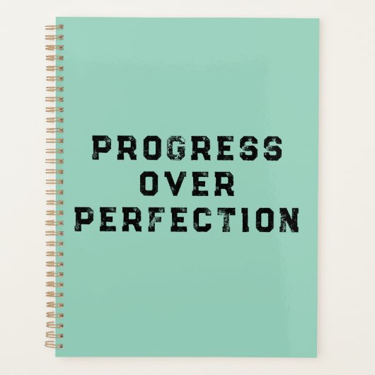 Progrès plutôt que perfection (Devant)