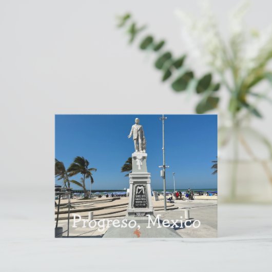 Progreso, Mexique - Carte postale standard (Debout devant)