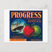 Progress Apple Crate LabelWatsonville, CA Briefkaart (Voorkant)