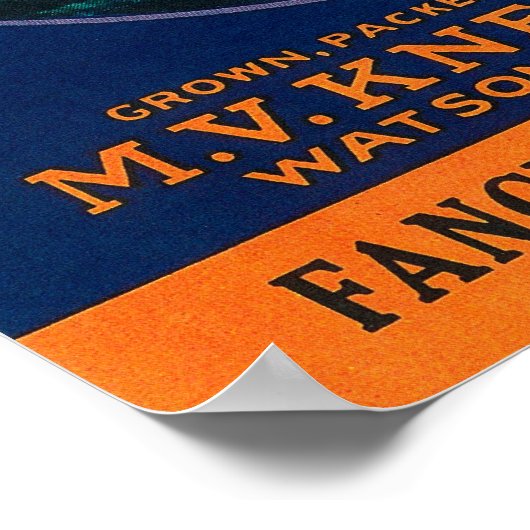 Progress Apple Crate LabelWatsonville, CA Poster (Hoek)