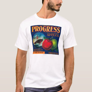 Progress Apple Crate LabelWatsonville, CA T-shirt