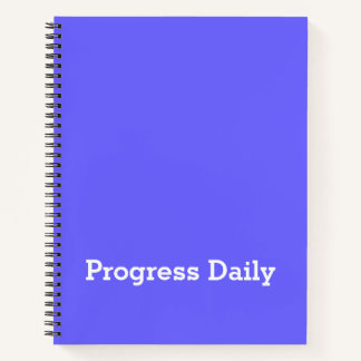 “Progress Daily” Esthetisch Studentenjournaal Notitieboek