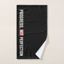 Progress Not Perfection Gym Workout Towel