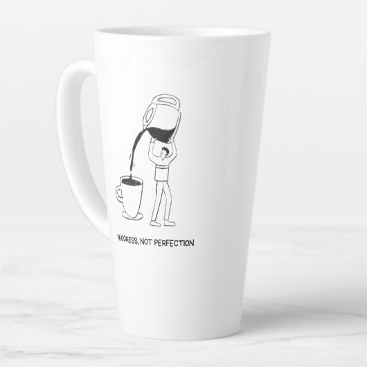 Progress. Not Perfection Mug (Angle gauche)