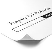 Progress not Perfection - Poster Art (Coin)