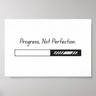 Progress not Perfection - Poster Art