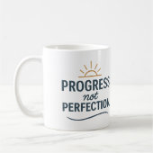 Progress, not perfection - Tea Mug (Gauche)