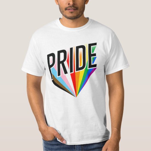 Progress Pride Barst T-shirt (Voorkant)