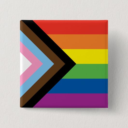 Progress Pride Button (Voorkant)