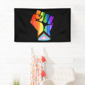 Progress Pride Fist Spandoek (Insitu)