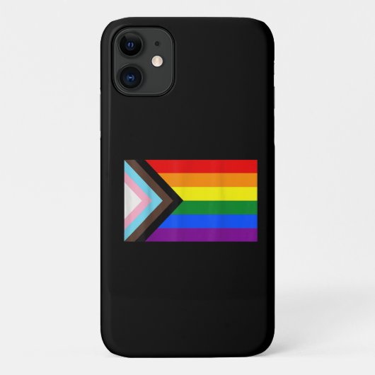 Progress Pride Flag LGBT-T-Shirt Case-Mate iPhone Case (Achterkant)