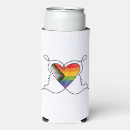Progress Pride Hart Lijn Kunst