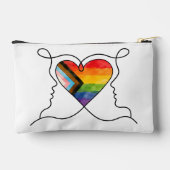Progress Pride Hart Lijn Kunst Etui (Achterkant)